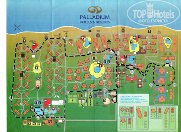 Grand Palladium Punta Cana Resort & Spa 5* Карта отеля - Фото отеля