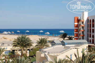 Zahabia Hotel & Beach Resort 4* Вид с общественного балкона - Фото отеля