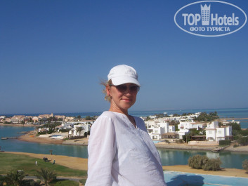 Zahabia Hotel & Beach Resort 4* вид со смотровой башни в Эль-Гуне - Фото отеля