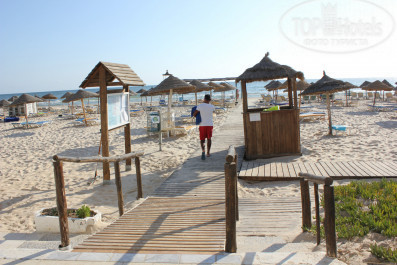 Marhaba Beach 4* Вход на пляж - Фото отеля