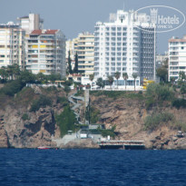 Antalya Adonis 5* приближенное фото с пиратского карабля - Фото отеля